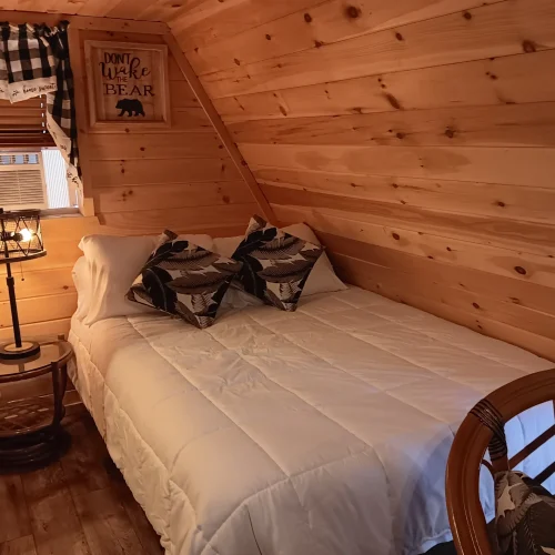 Kick Back Cottage Bedroom area 2026 (A-Frame)